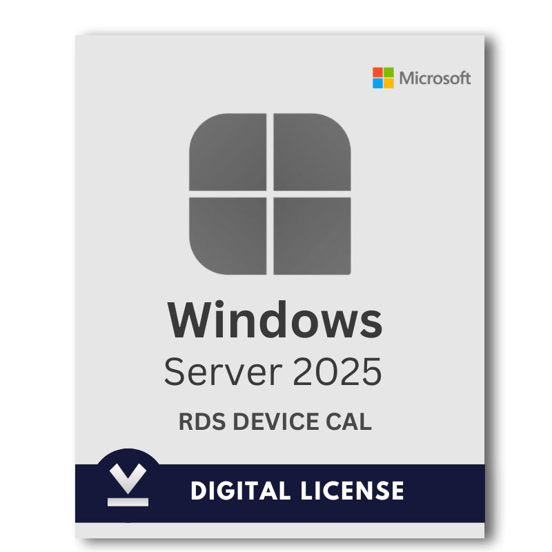 Windows Server 2025 RDS Device Connections (50) Cal License