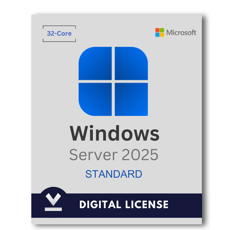 Microsoft Windows Server 2025 Standard 32-Core License Key