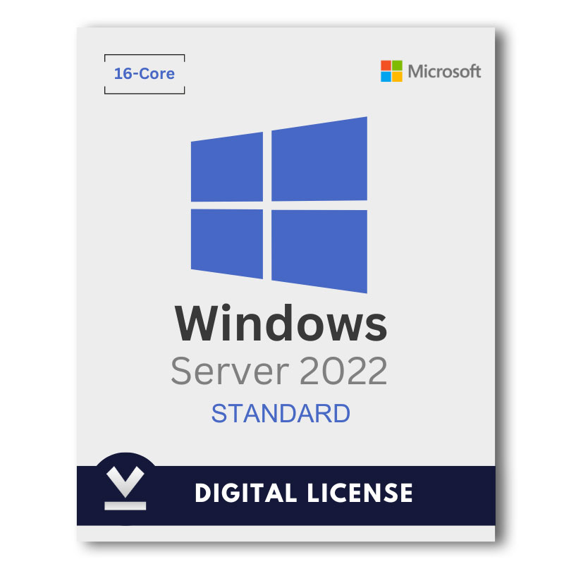 Microsoft Windows Server 2022 Standard 16-Core License Key