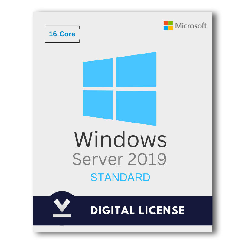 Microsoft Windows Server 2019 Standard 16-Core License Key